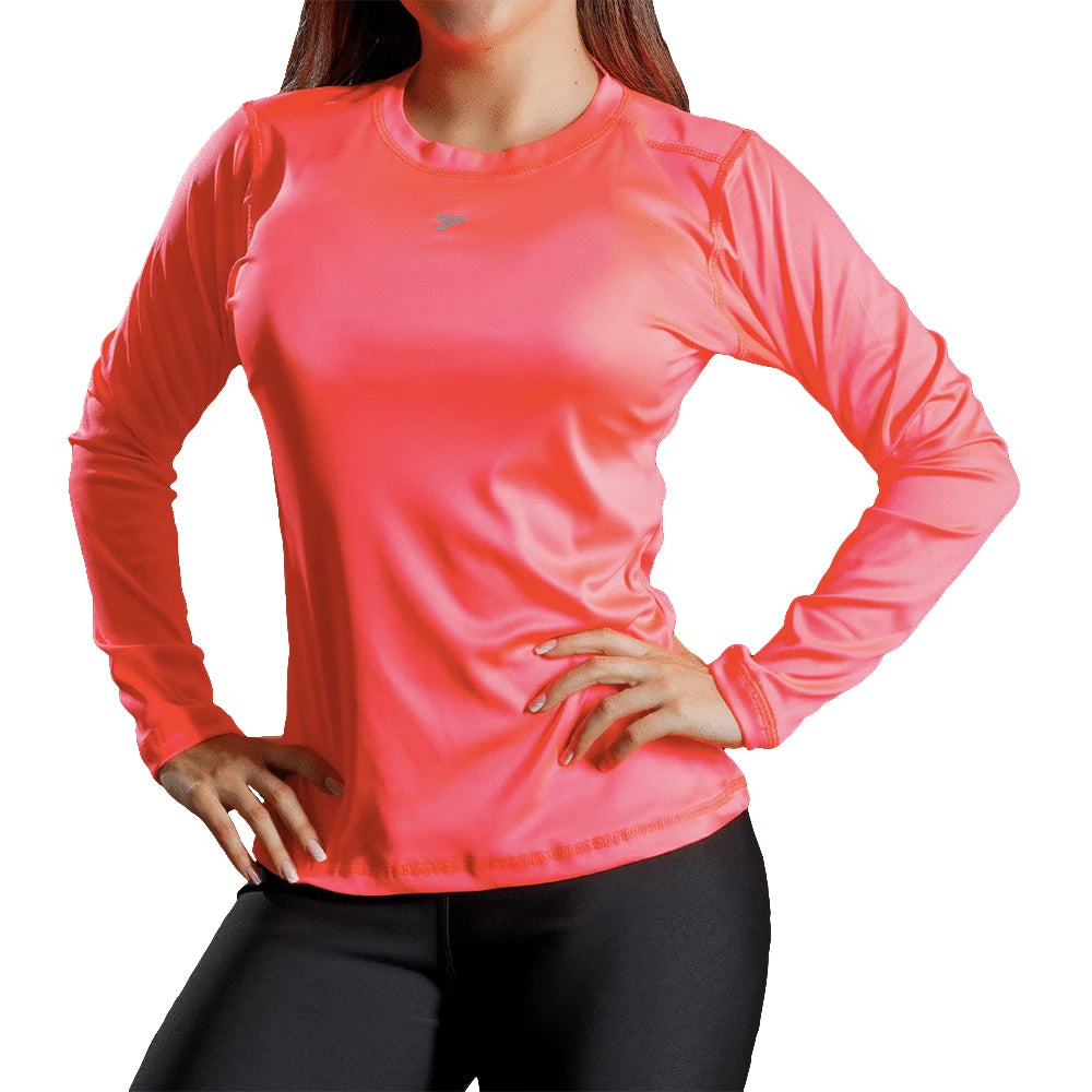 BUZO COMPRESION M -ROSA NEON