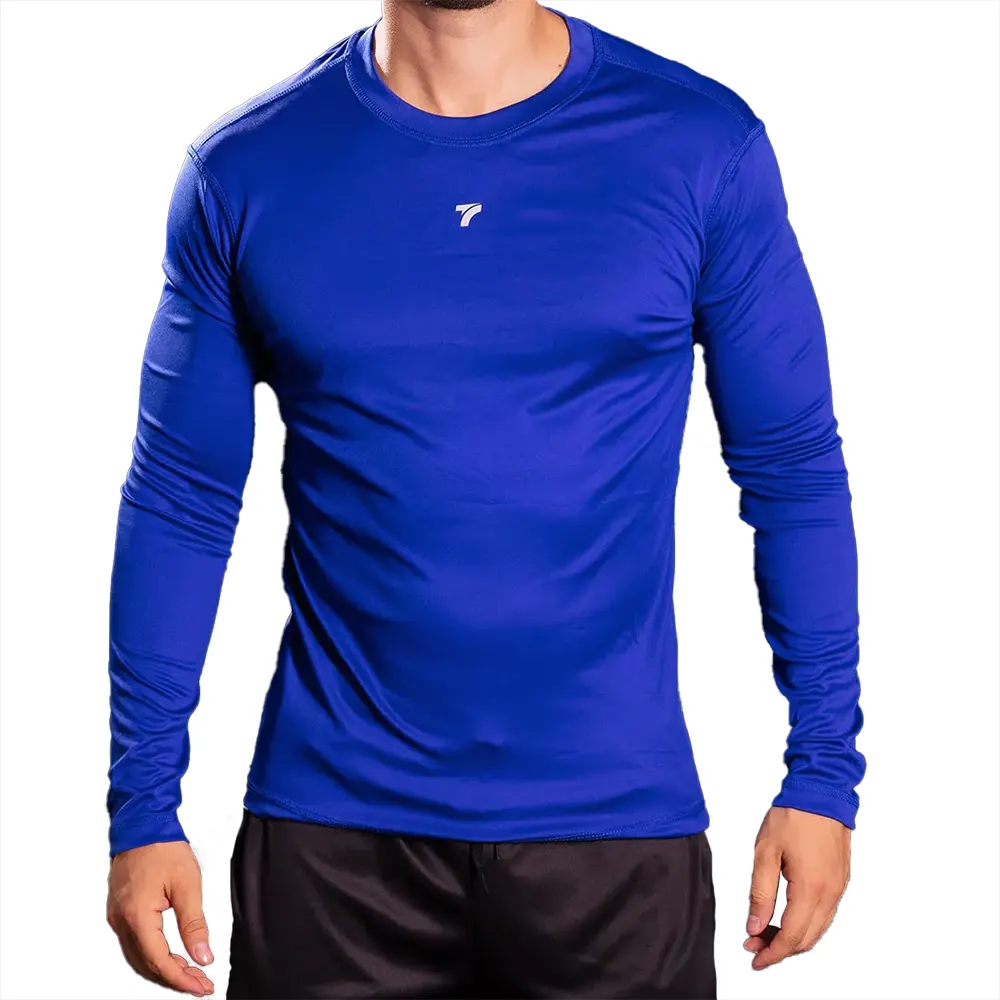 Buzo de Compresión Deportivo de Hombre Azul Rey
