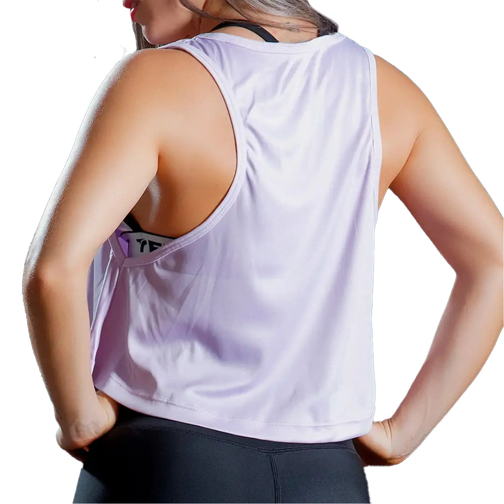 BLUSA TOP VOLADA - LILA
