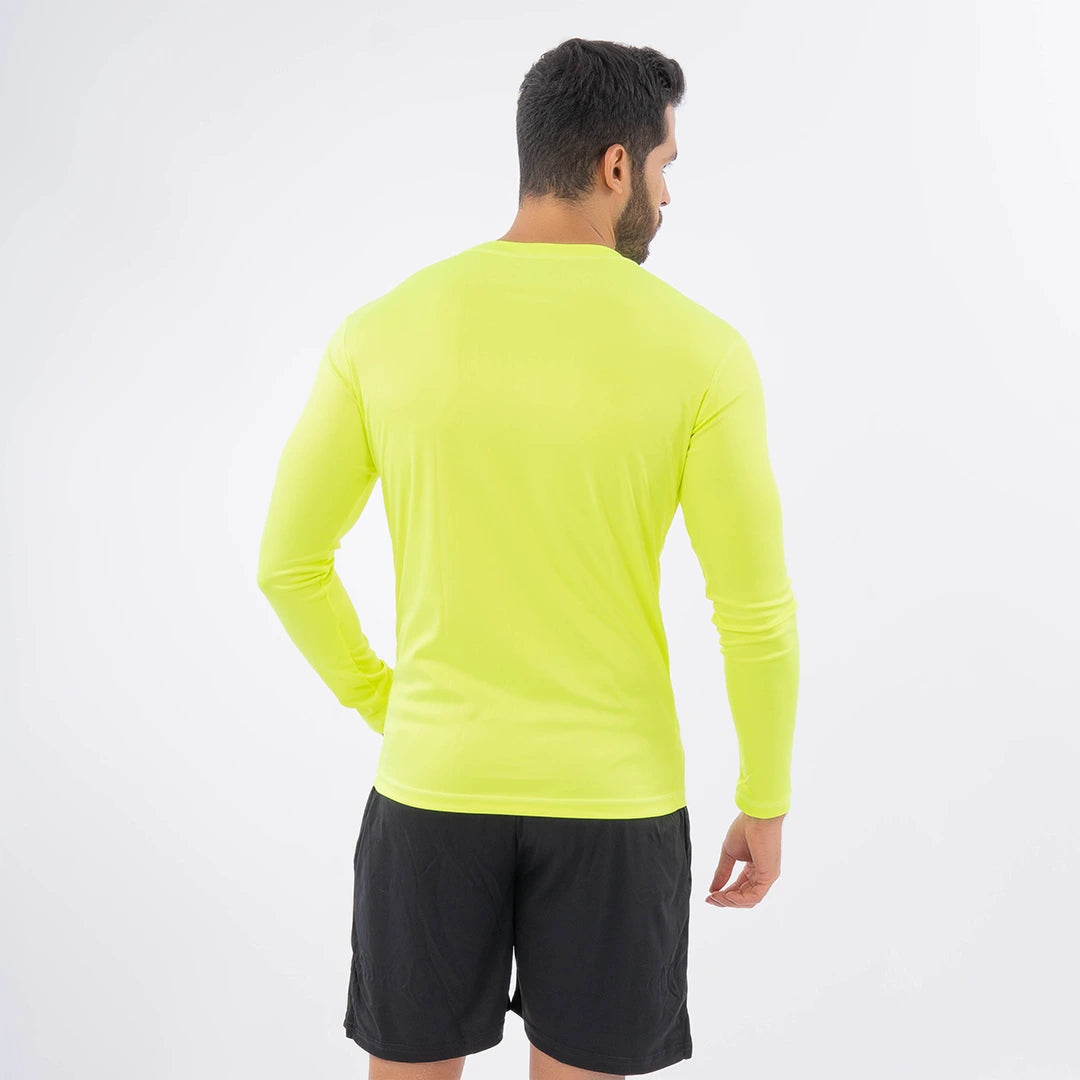 Buzo de Compresión Deportivo de Hombre - Amarillo Neon
