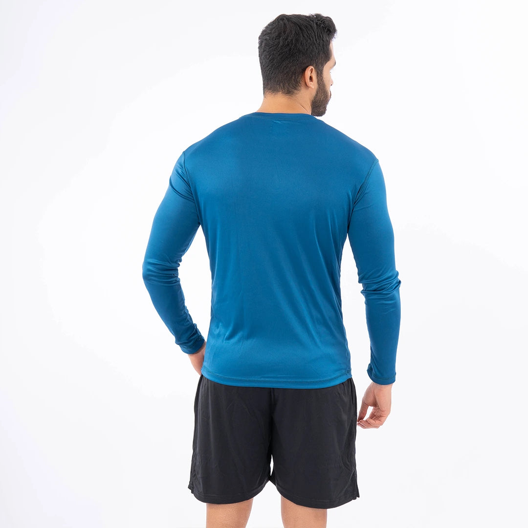 Buzo de Compresión Deportivo de Hombre - Azul Petroleo