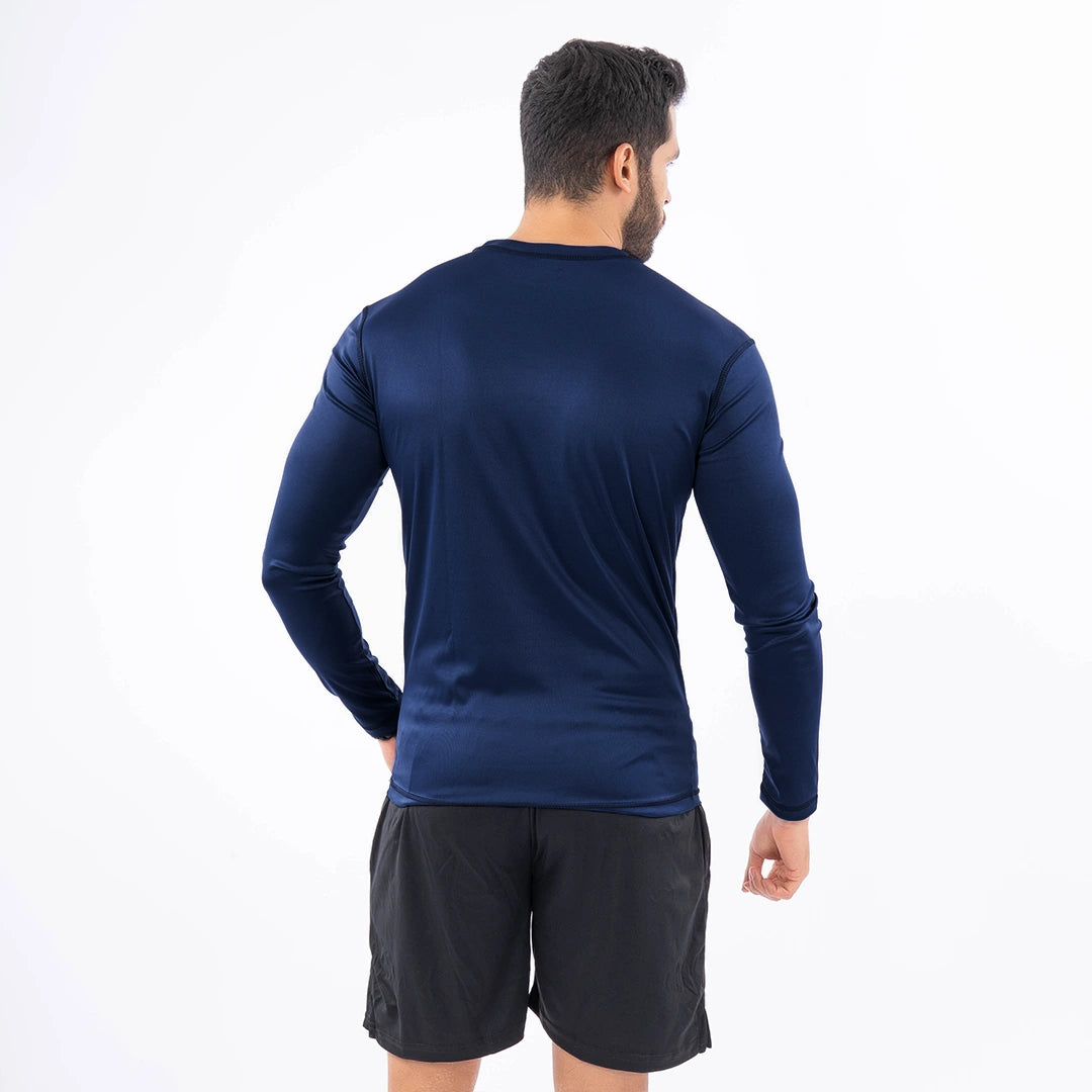 Buzo de Compresión Deportivo de Hombre - Azul Turqui