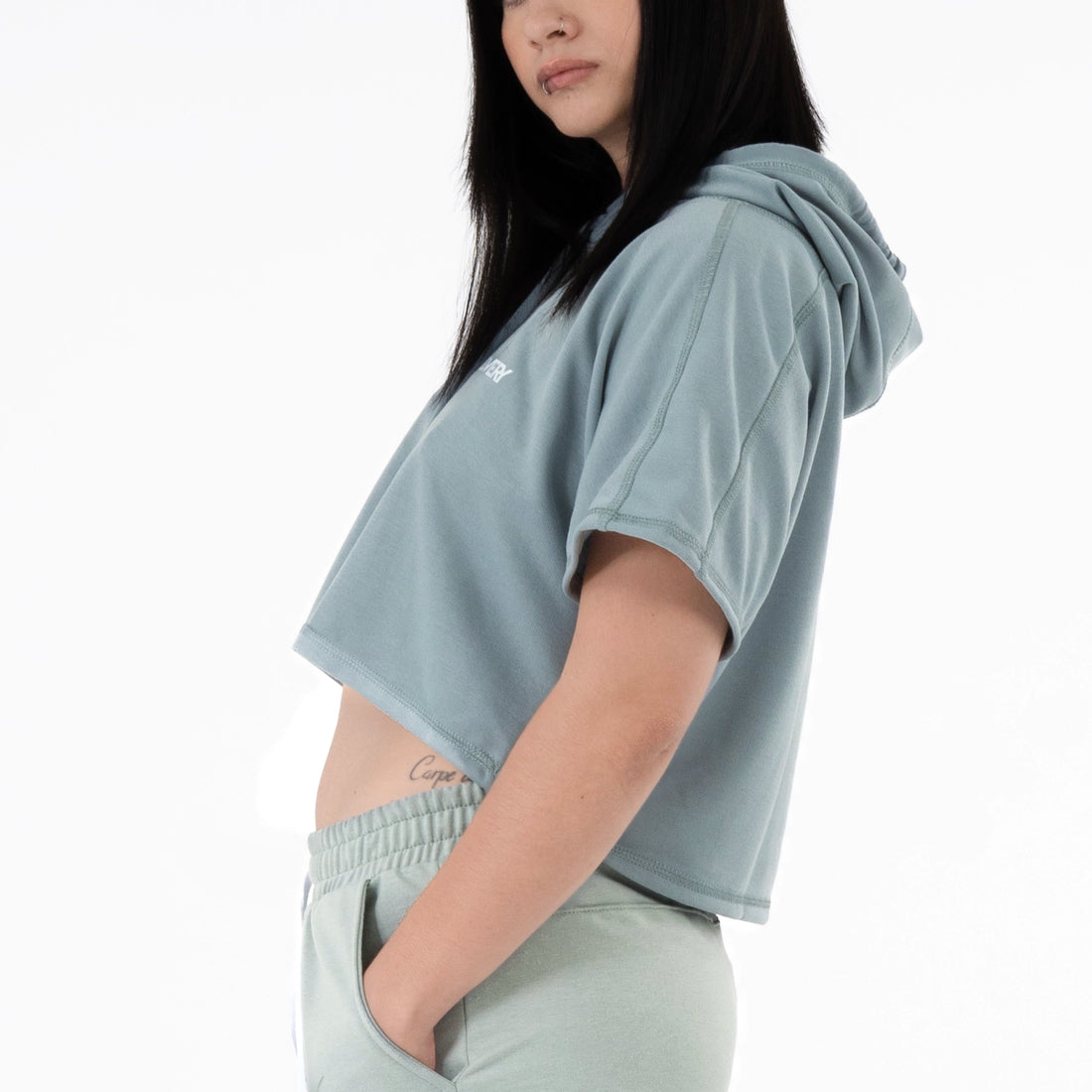 HOODIE LOUNGE - VERDE OLIVA CLARO