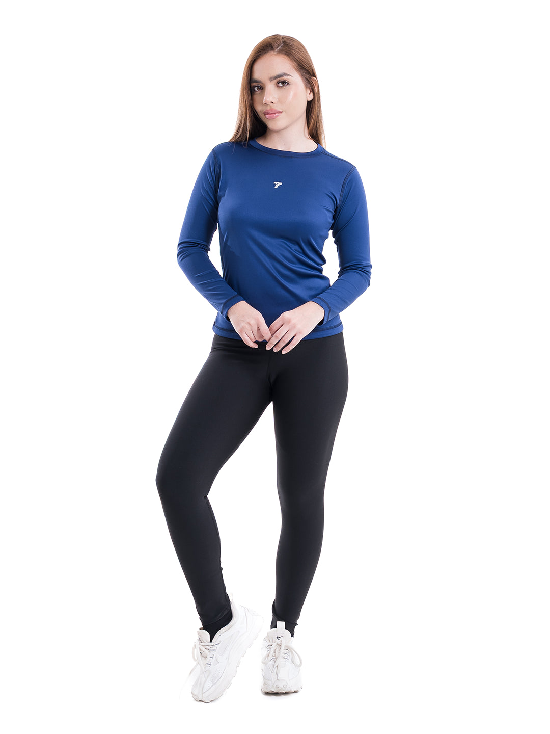 Buzo de Compresión de Mujer - Azul Turqui
