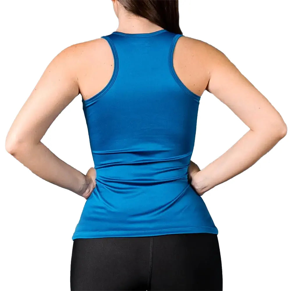 Camisilla Deportiva de Mujer Tradicional - Azul Petroleo Oscuro