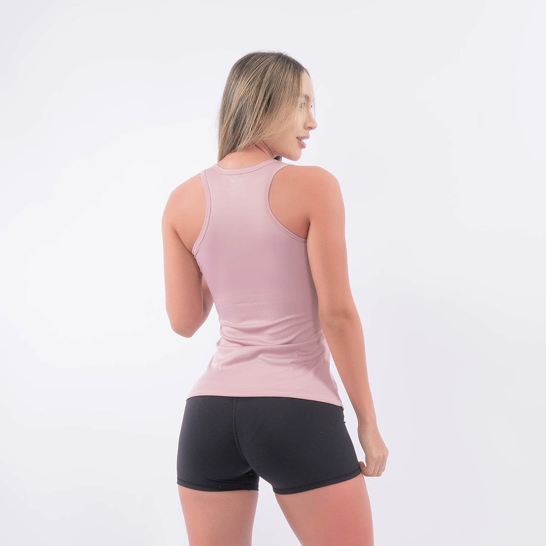 Camisilla Deportiva de Mujer Tradicional - Rosa Crepe Claro