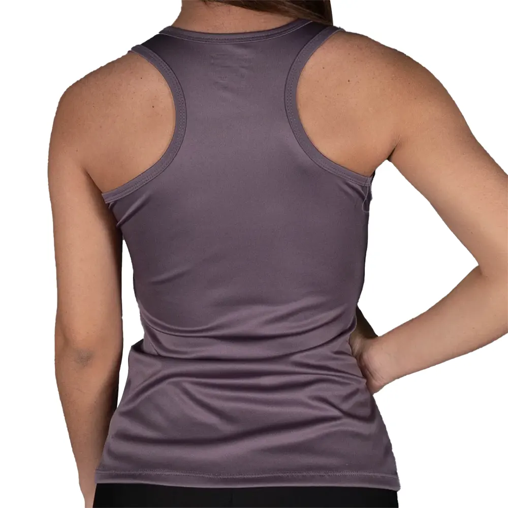 Camisilla Deportiva de Mujer Tradicional - Uva Metalizado