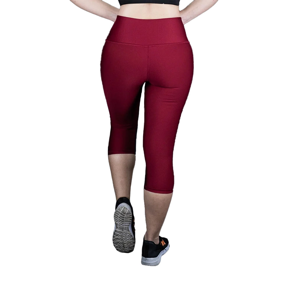 Capri Deportivo Supplex - Vinotinto