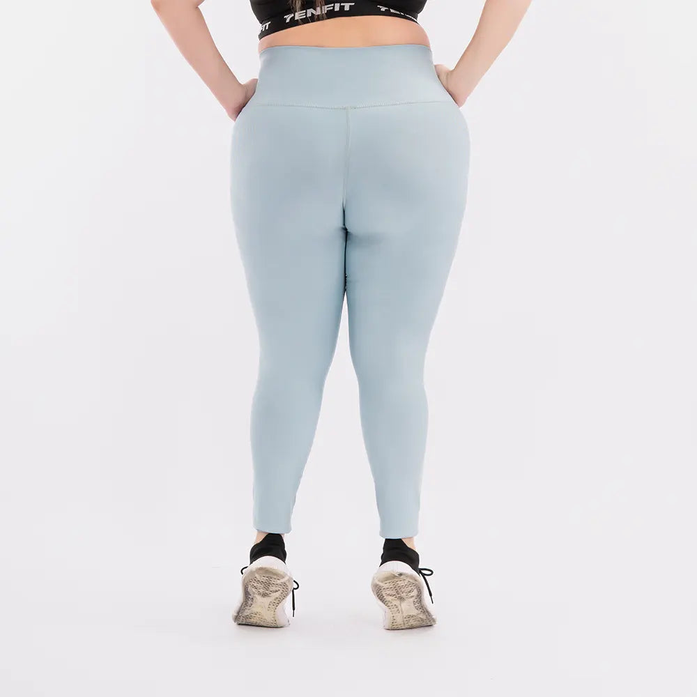 Leggins Deportivos Plus Size - Verde Oliva Claro