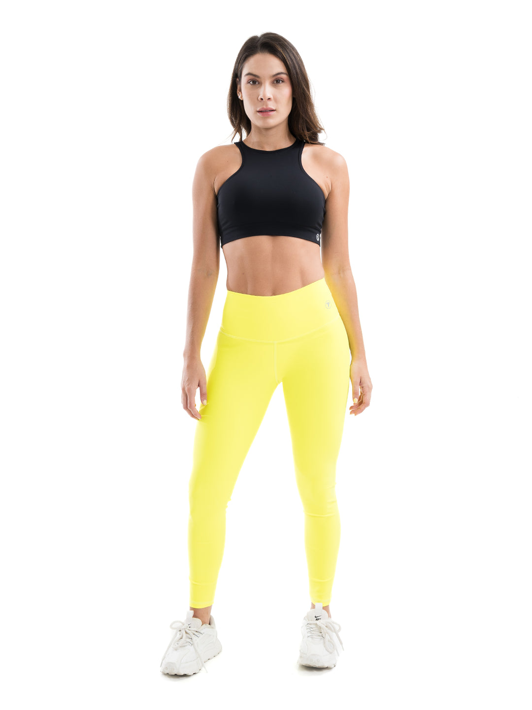 Leggins Deportivos de Mujer - Amarillo Neon