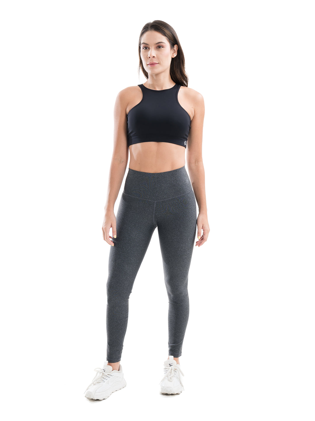 Leggins Deportivos de Mujer - Negro Jaspe