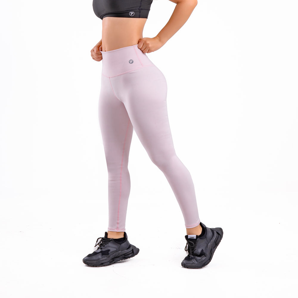 Leggins Deportivos de Mujer - Rosa Pastel Claro