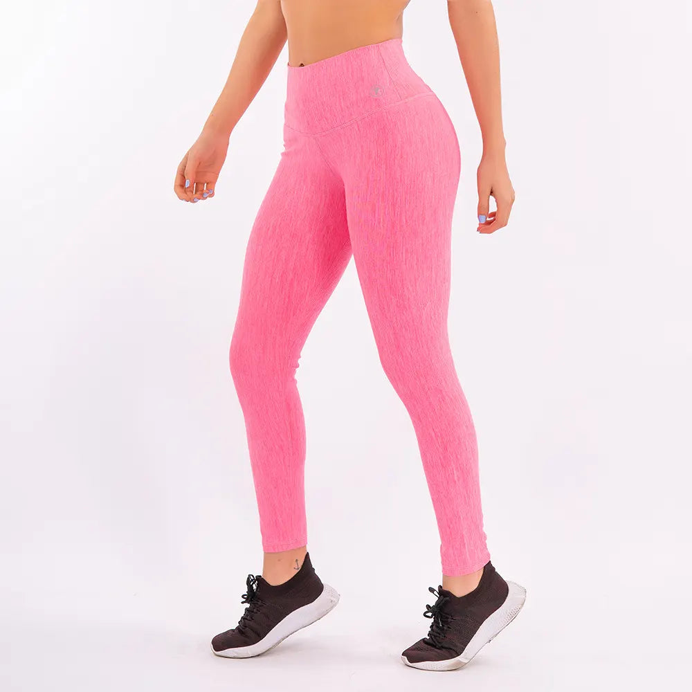 LEGGINS UNICOLOR - MAGENTA LUMINOSO JASPE