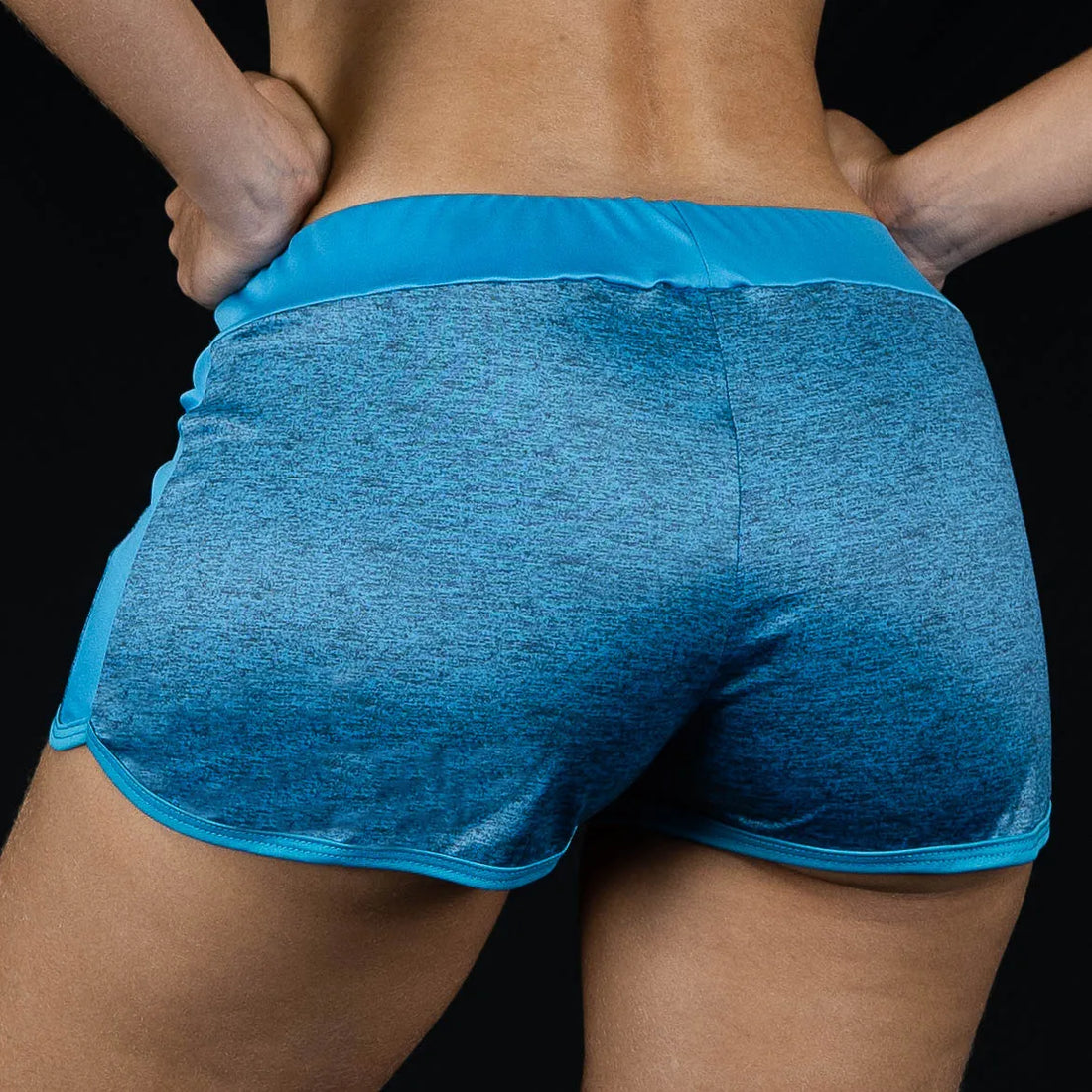 SHORT MICROFIBRA-FC AZUL TURQUESA