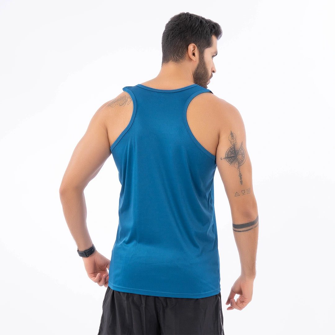 Camisilla Deportiva Dri-Fit de Hombre - Azul Petroleo