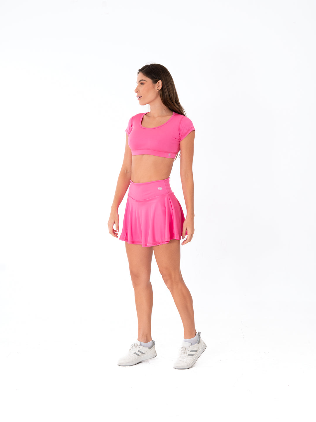 Falda Short Deportiva Tradicional - Magenta Luminoso