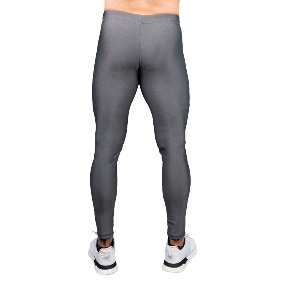 Licra Larga Deportiva de Hombre Unicolor - Gris Oscuro