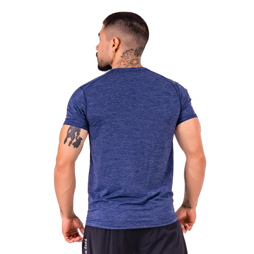 CAMISETA COOLDRY - AZUL TURQUI JASPE