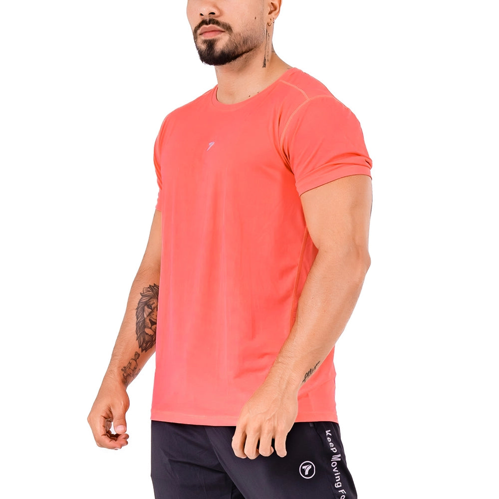 Camiseta Deportiva de Hombre Cooldry - Salmon