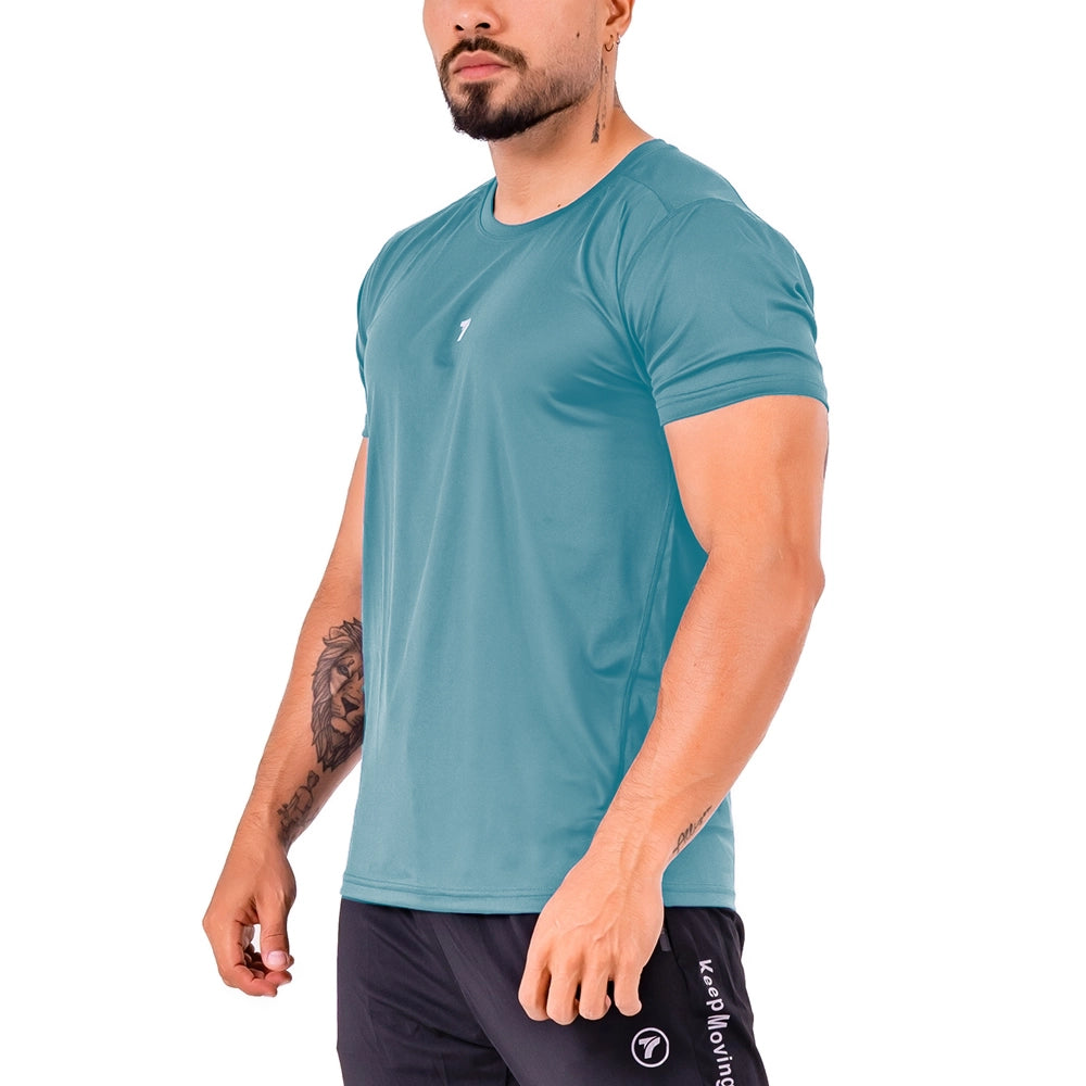 Camiseta Deportiva de Hombre Cooldry - Verde Jade