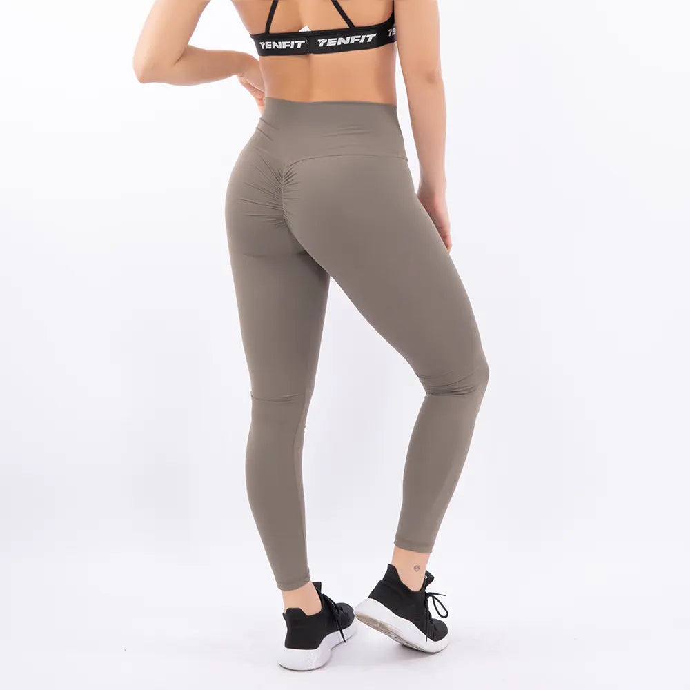 Leggins Push Up - Caqui Oscuro