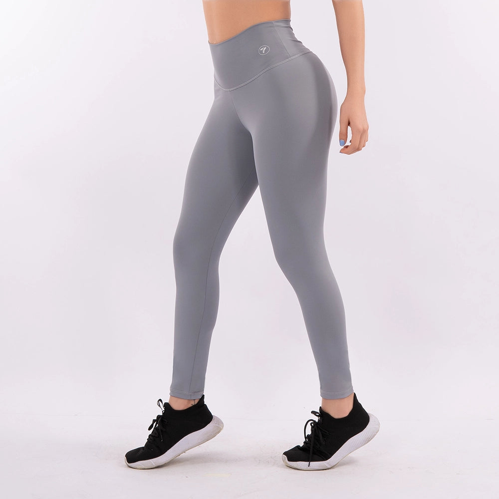 LEGGINS PUSH UP UNICOLOR-GRIS CLARO
