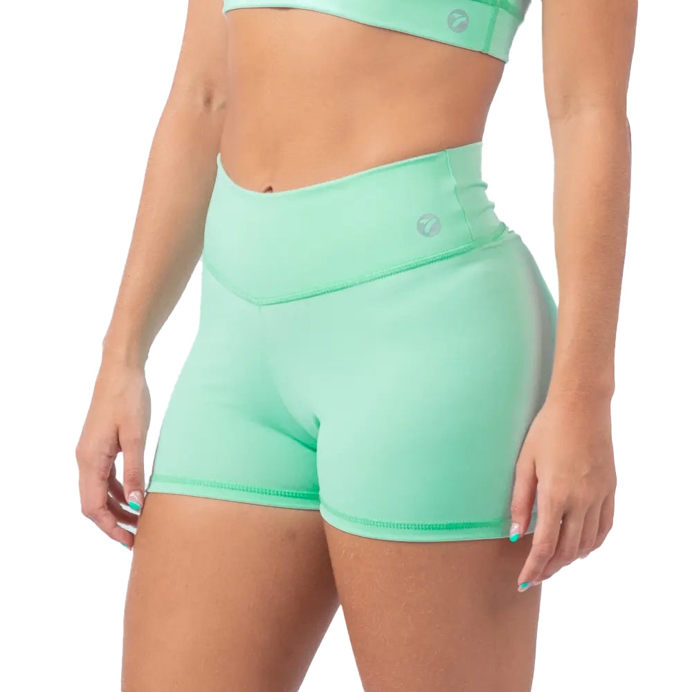 Short Deportivo Push Up Supplex - Verde Manzana Claro