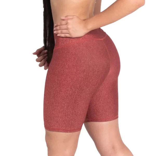 Short Deportivo Media Pierna - Rojo Jaspe