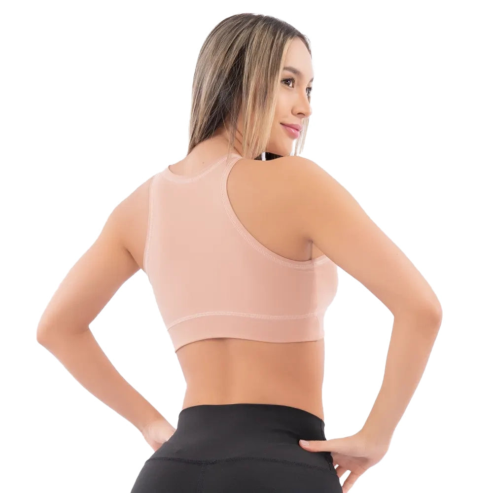 Top Deportivo Esqueleto de Mujer - Palo de Rosa