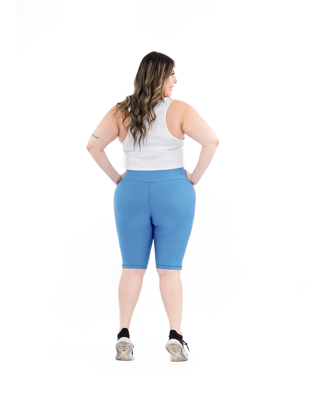 Bicicletero Plus Size de Mujer - Hortensia