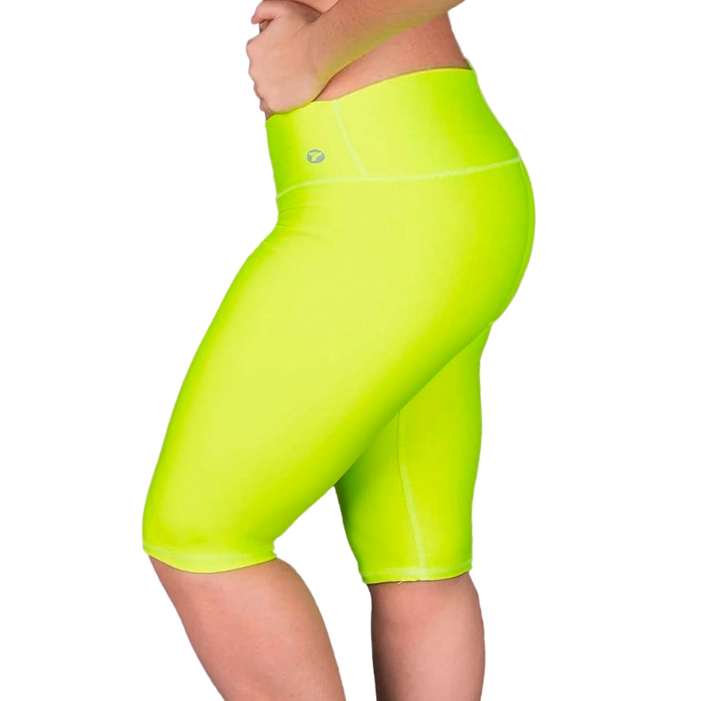 BICICLETERO PLUS SIZE UNICOLOR- AMARILLO NEON