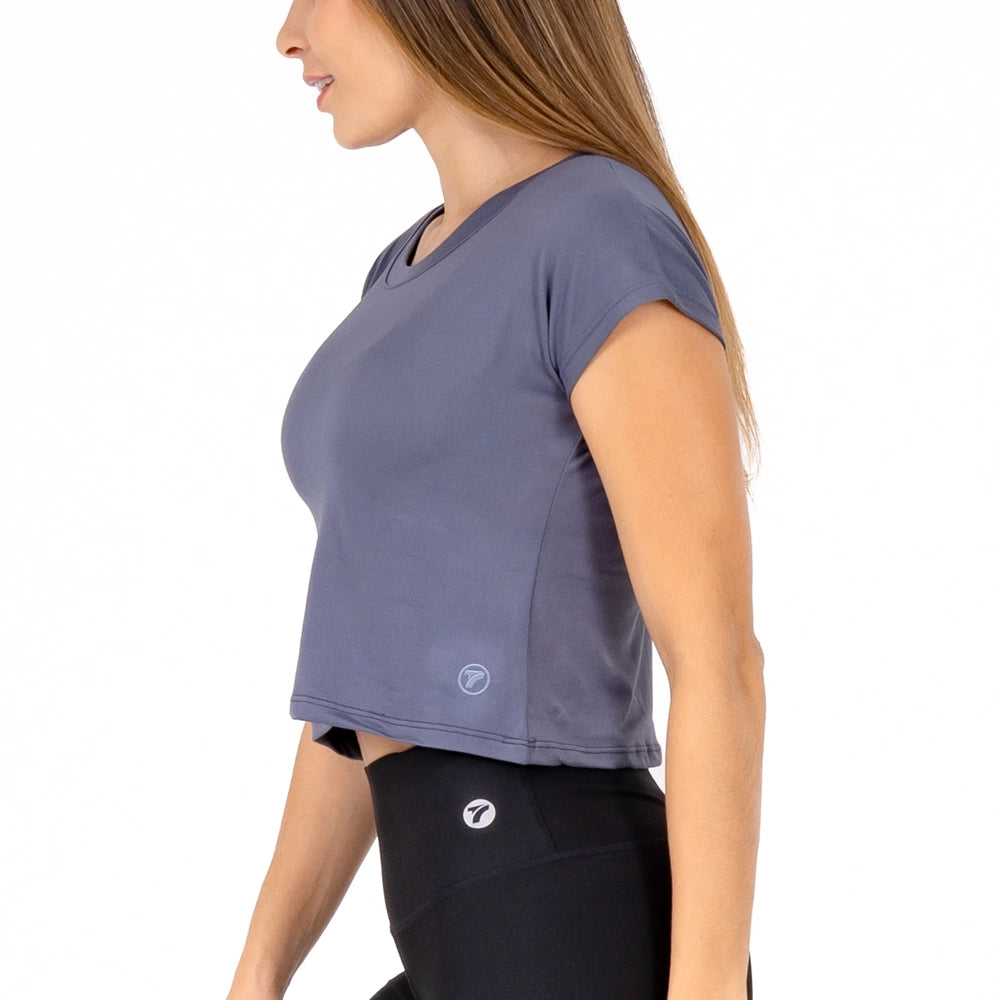 BLUSA IVANKA SIN ESTAMPADO-GRIS OSCURO