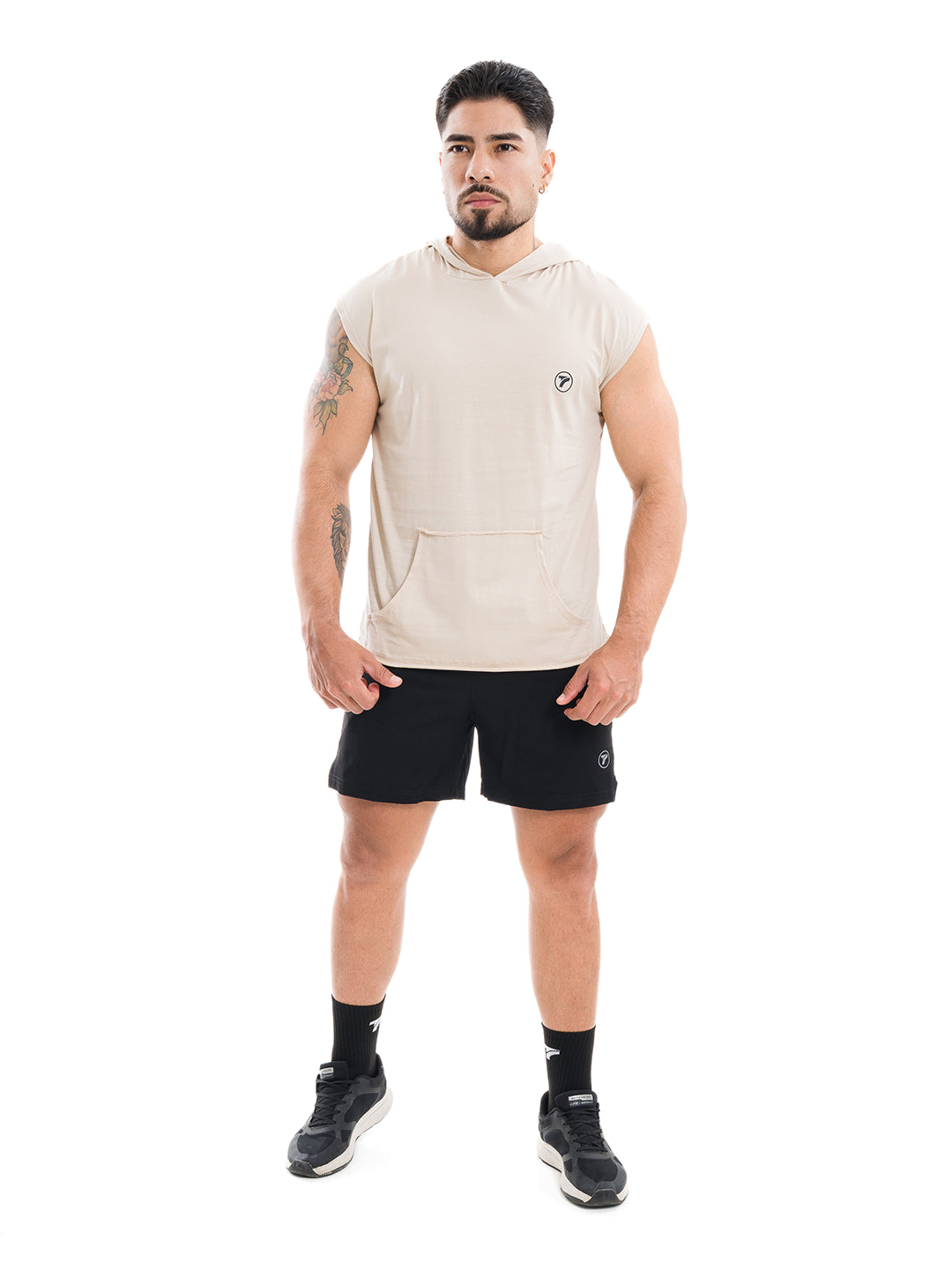 Buzo Deportivo con Capota de Hombre Beats - Caqui