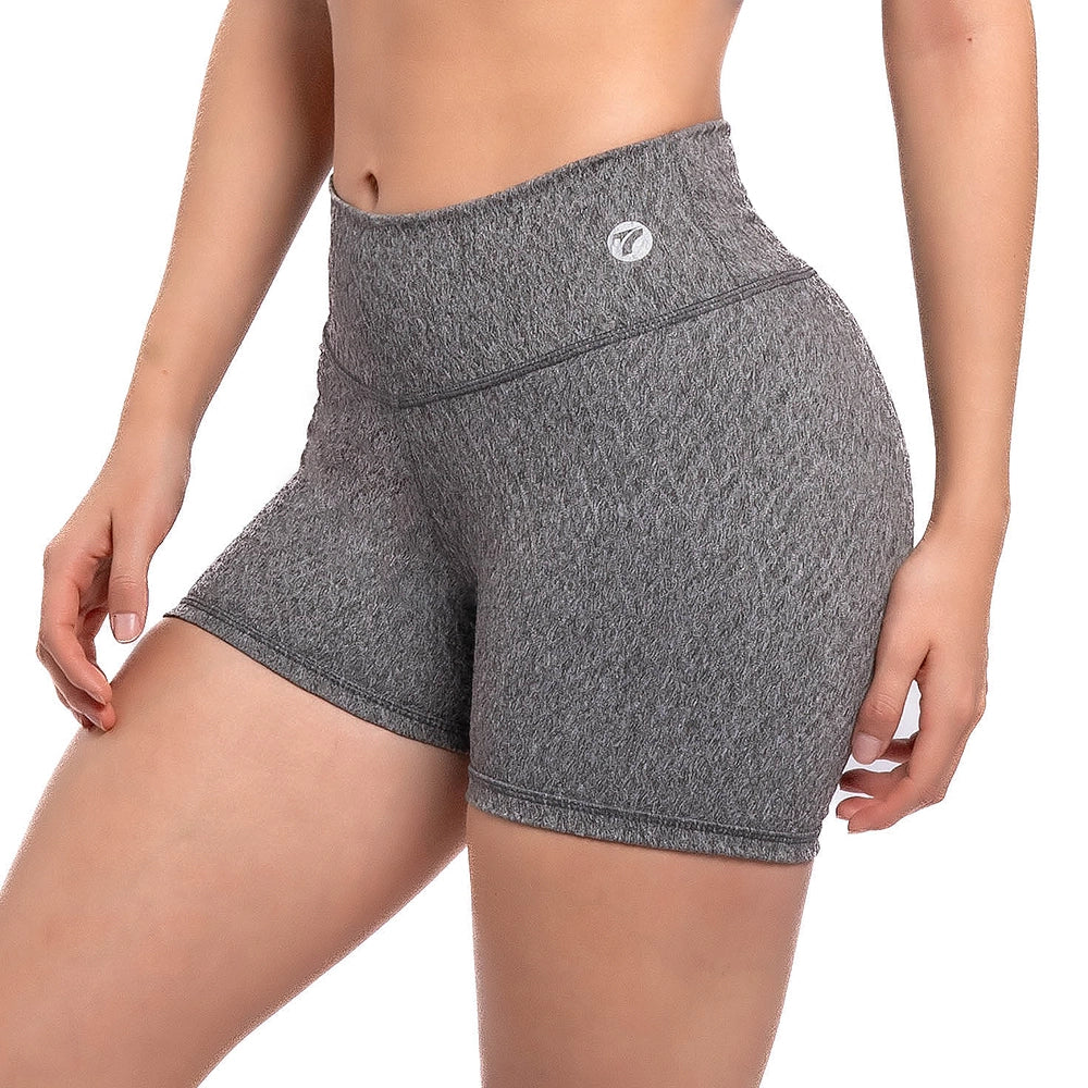 SHORT PUSH UP TEXTURIZADO-GRIS JASPE