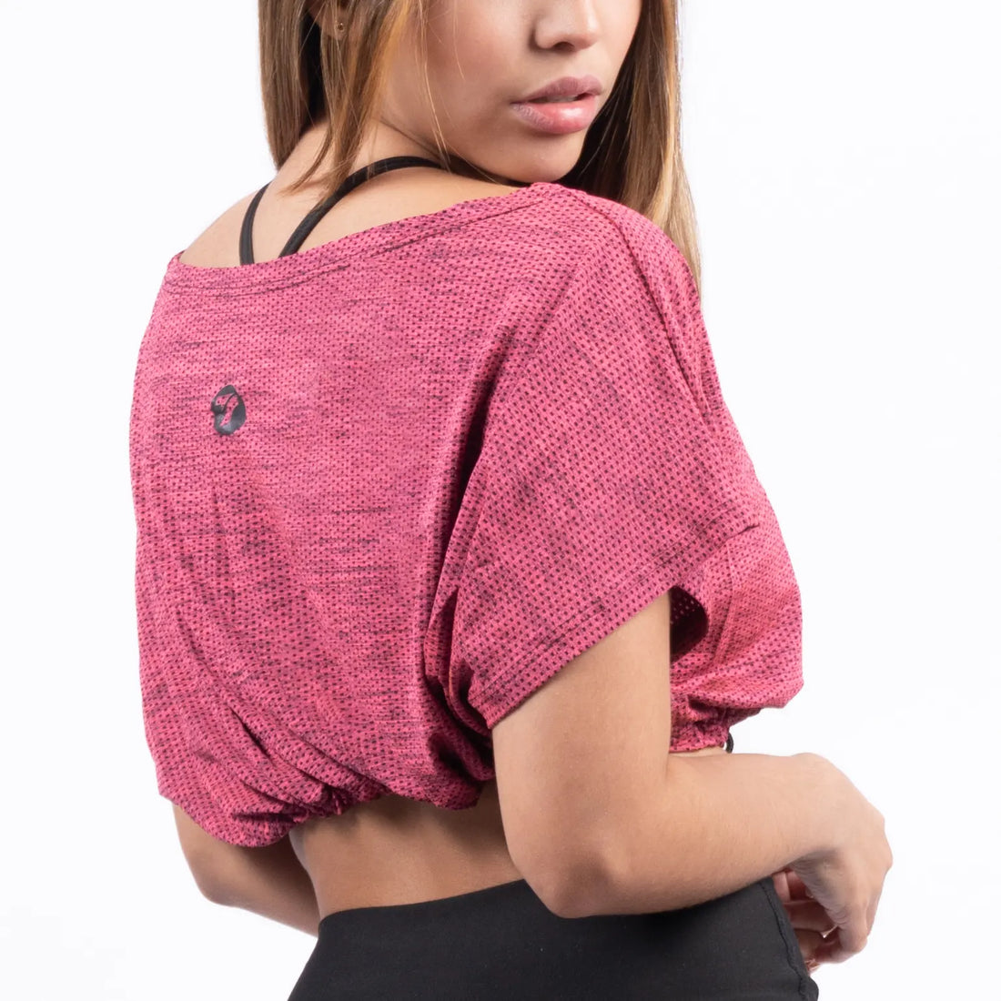 Blusón de Mujer Ámbar - Magenta Luminoso Jaspe Oscuro