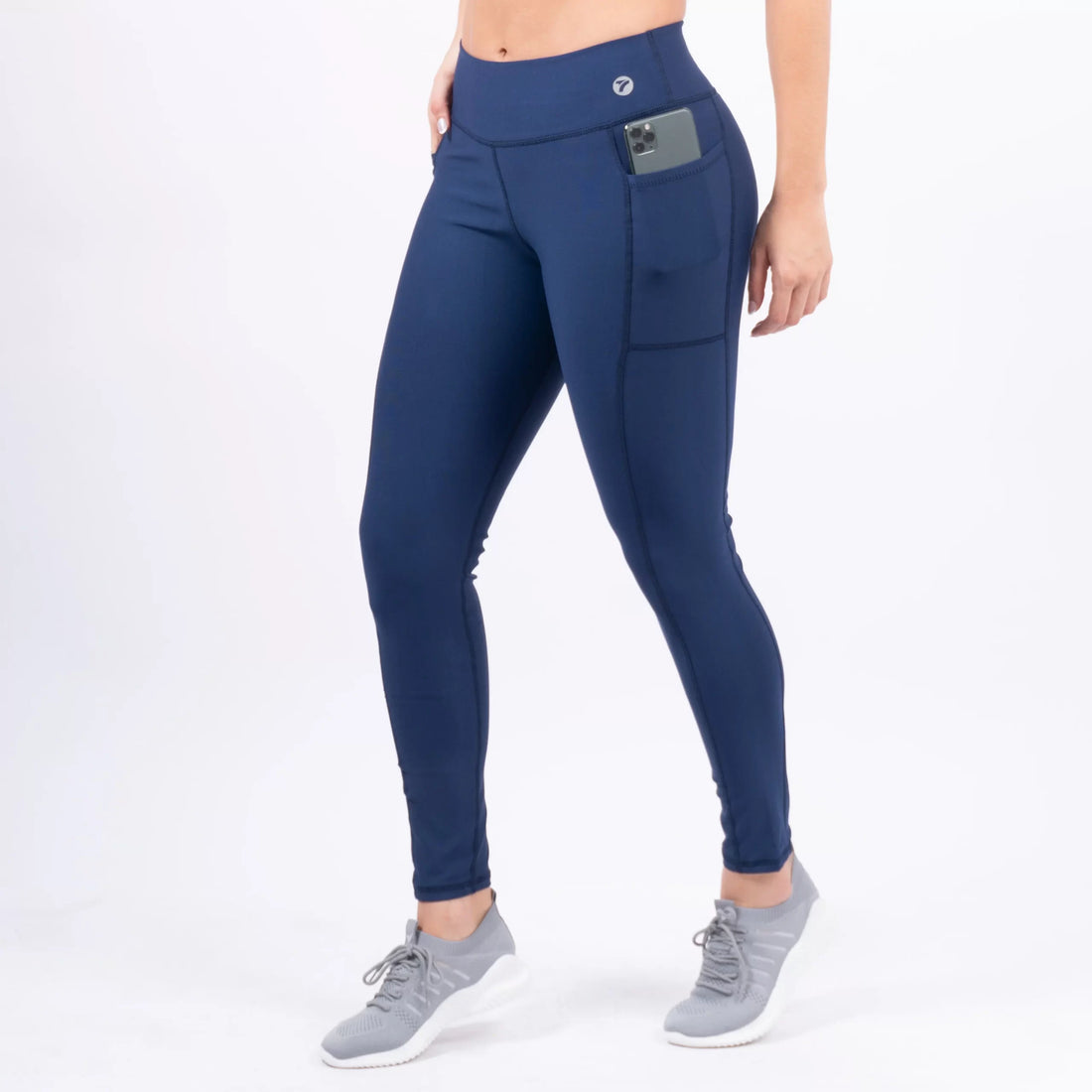 LEGGINS BOLSILLO UNICOLOR-AZUL TURQUI