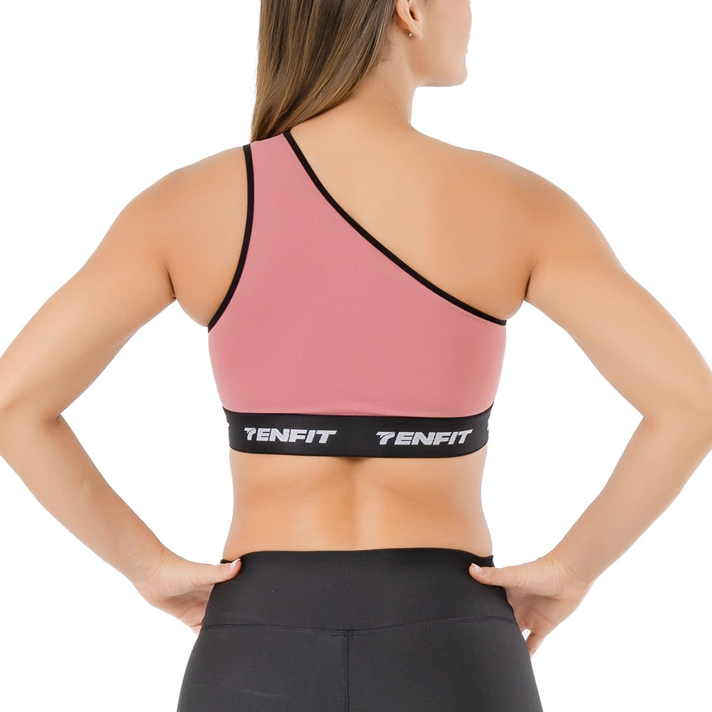 Top Deportivo Unihombro Elastic-Rosa Vintage