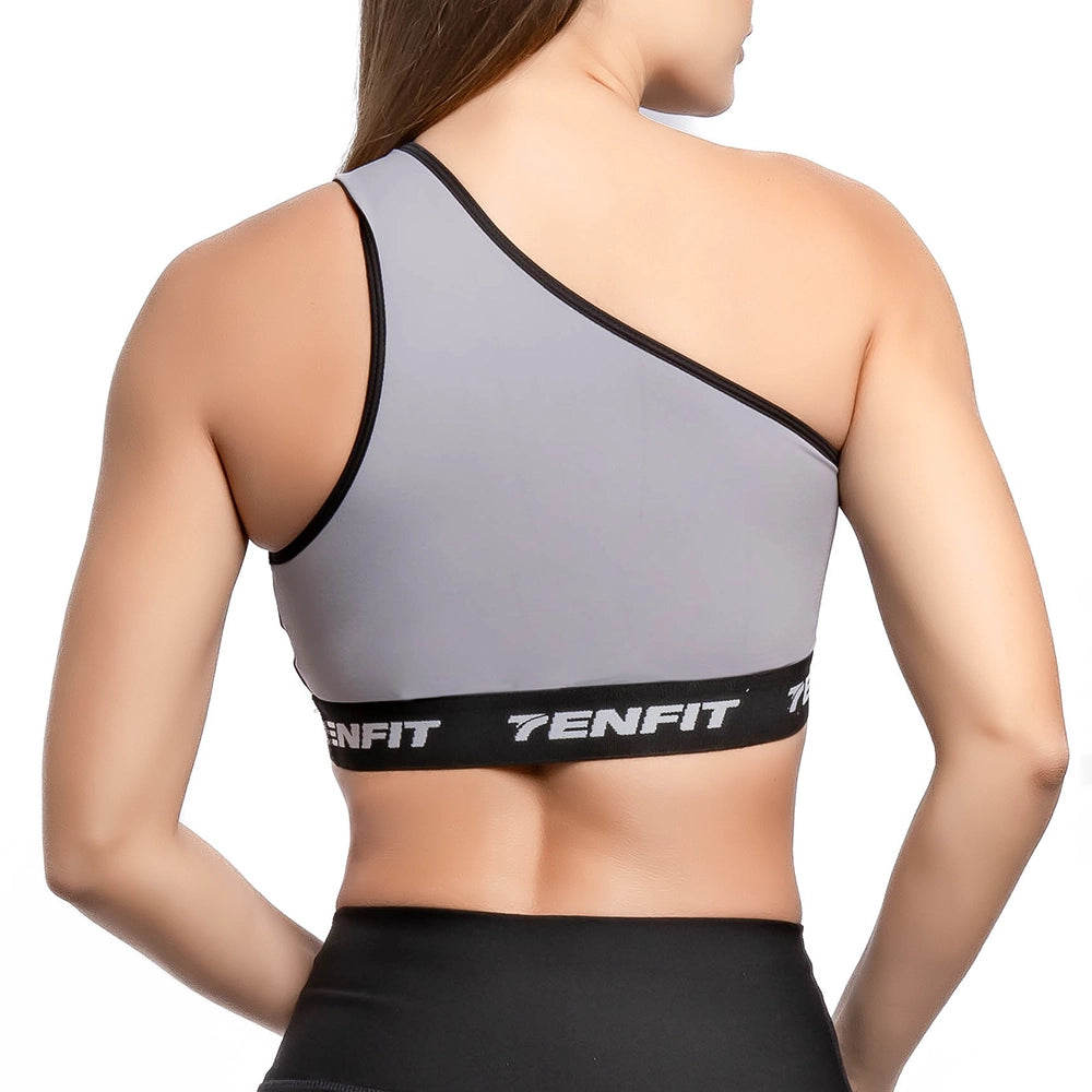 Top Deportivo Unihombro Elastic-Gris Claro
