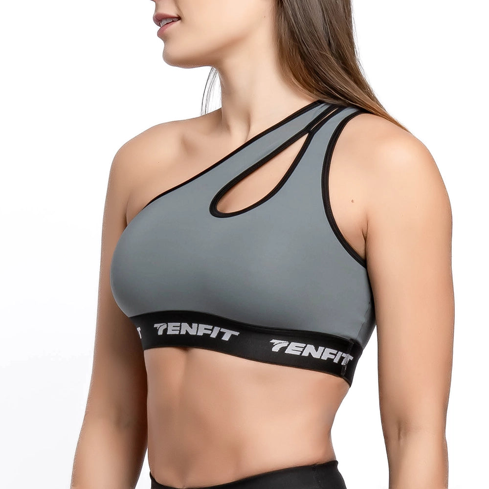 Top Deportivo Unihombro Elastic-Verde Oliva Medio