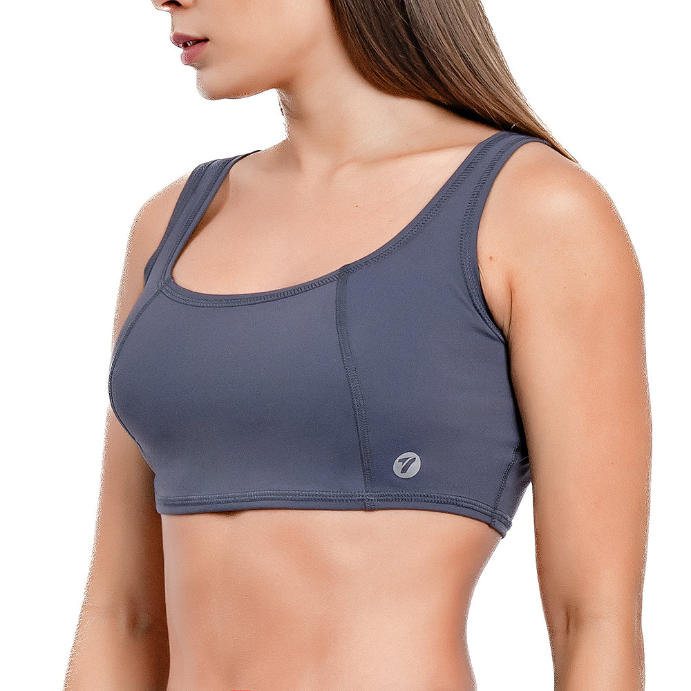 TOP IRIS-GRIS OSCURO