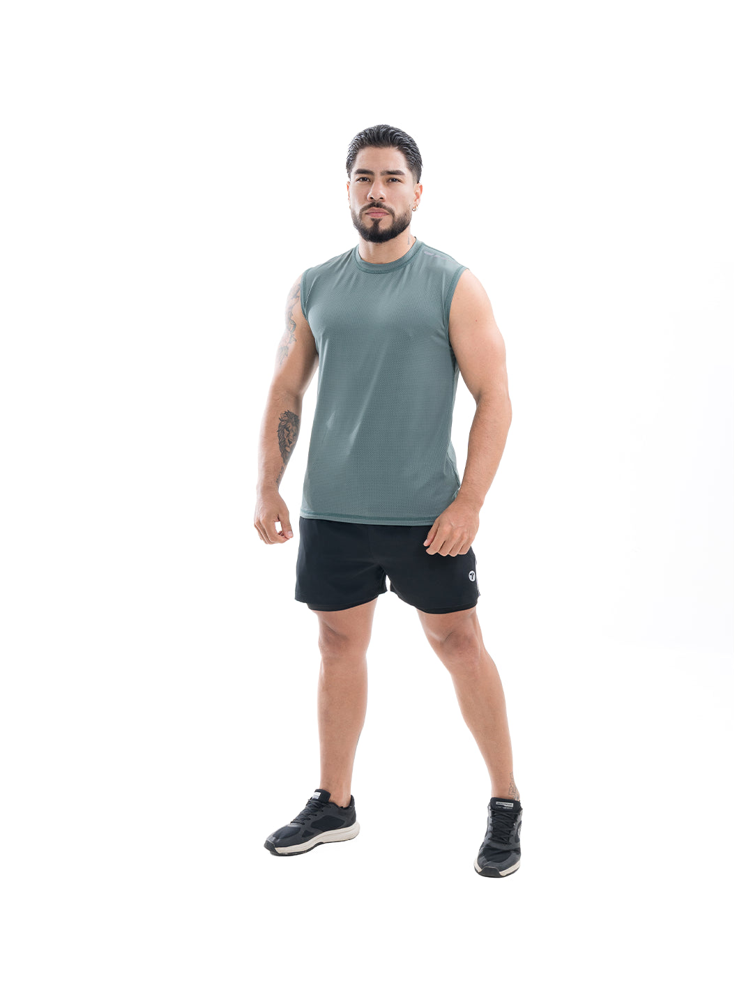 Camisilla Deportiva de Hombre Flex Fury M3 - Verde Oliva Oscuro