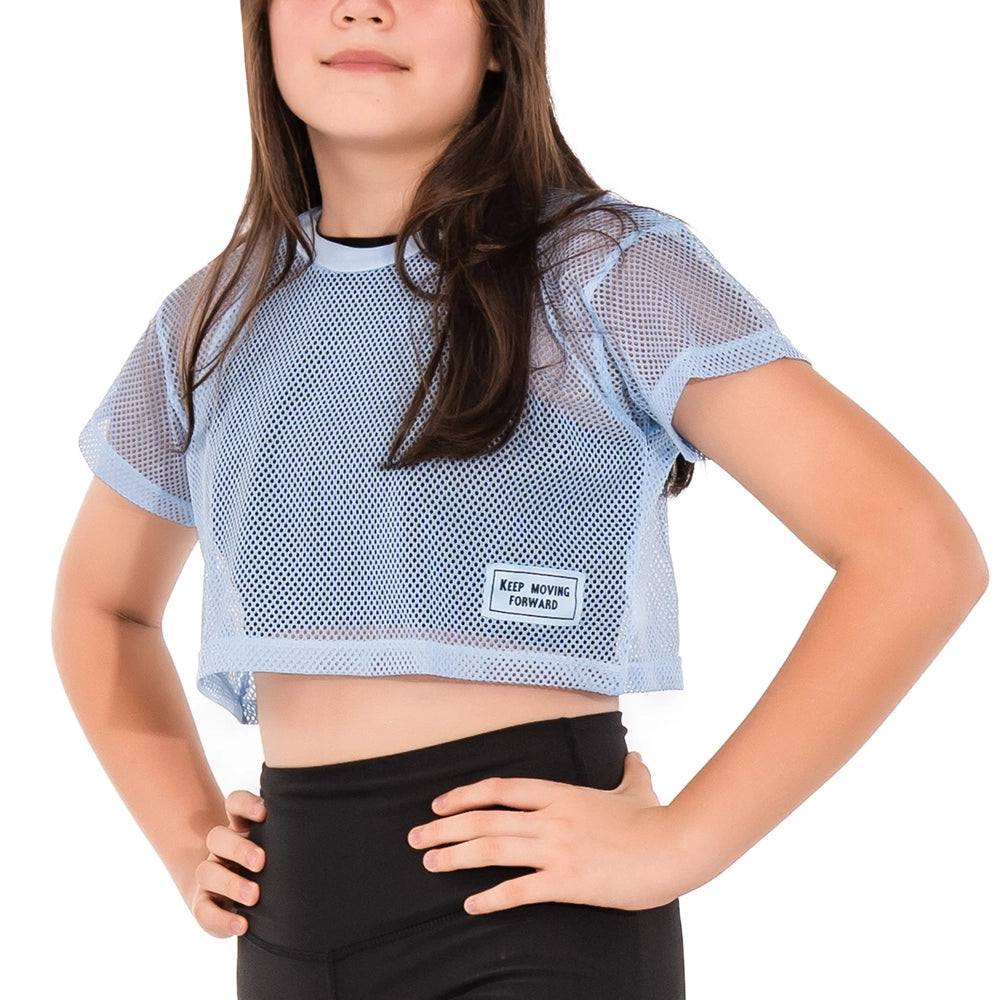 BLUSA TRAP TINY-AZUL CELESTE