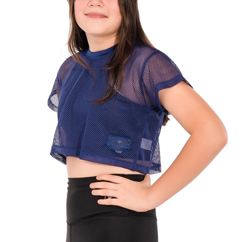 BLUSA TRAP TINY-AZUL TURQUI