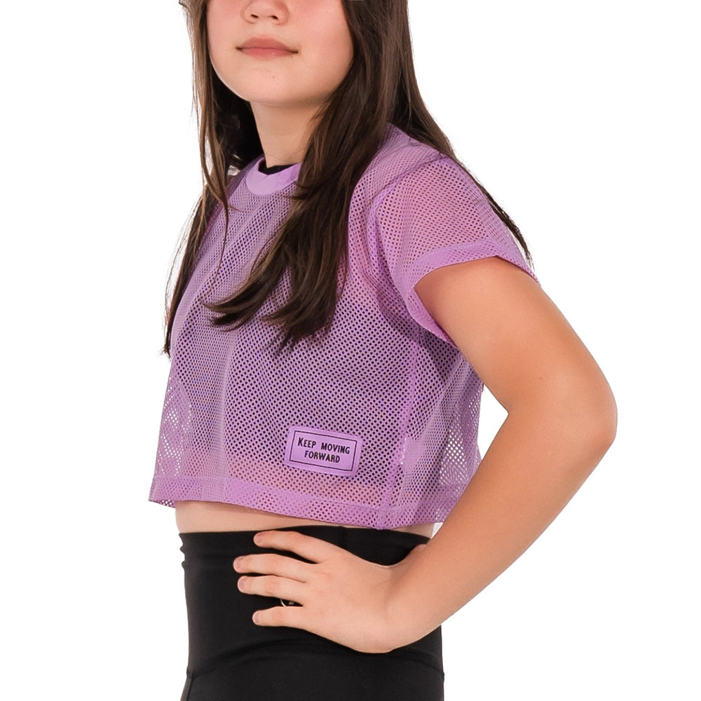 BLUSA TRAP TINY-LILA OSCURO