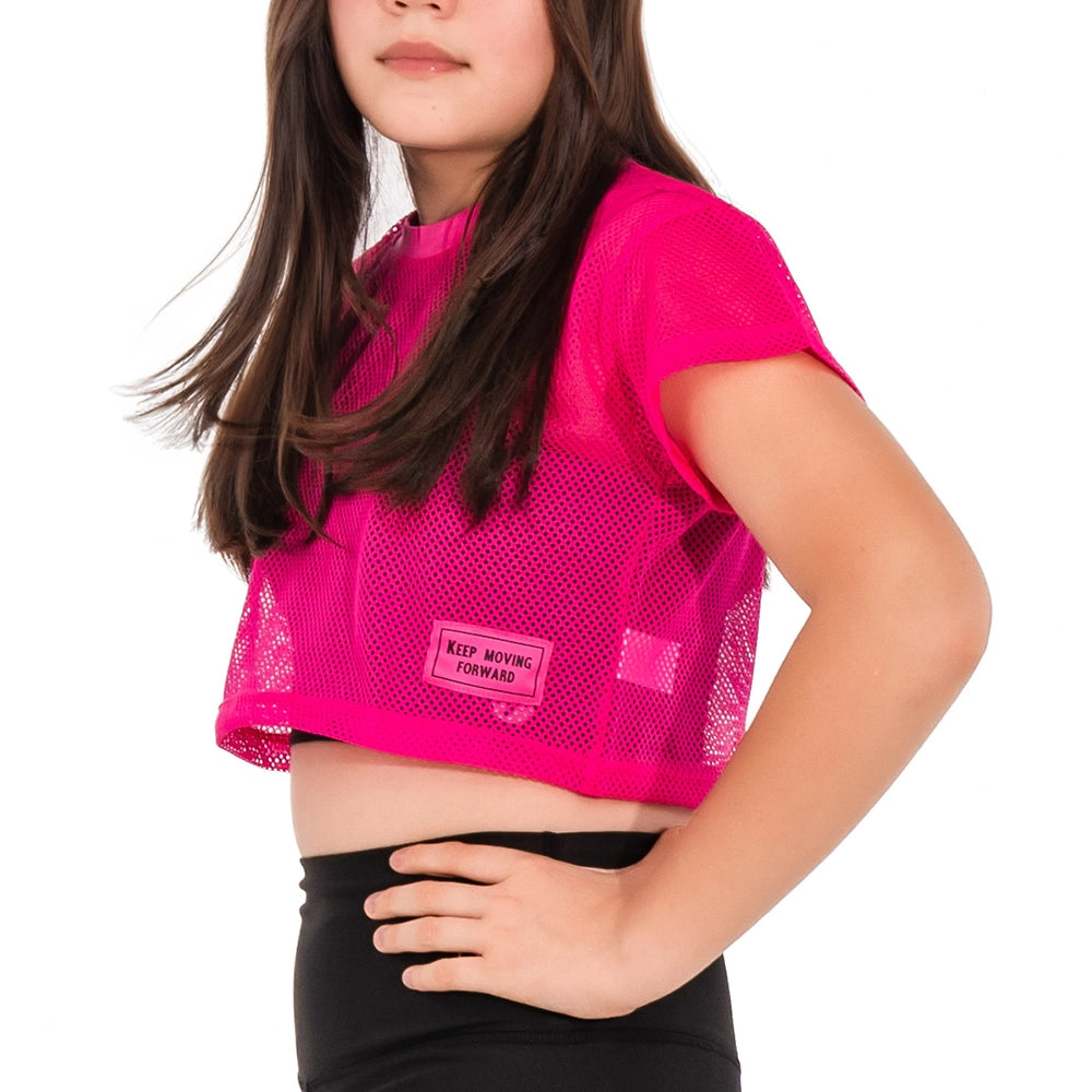BLUSA TRAP TINY-MAGENTA LUMINOSO