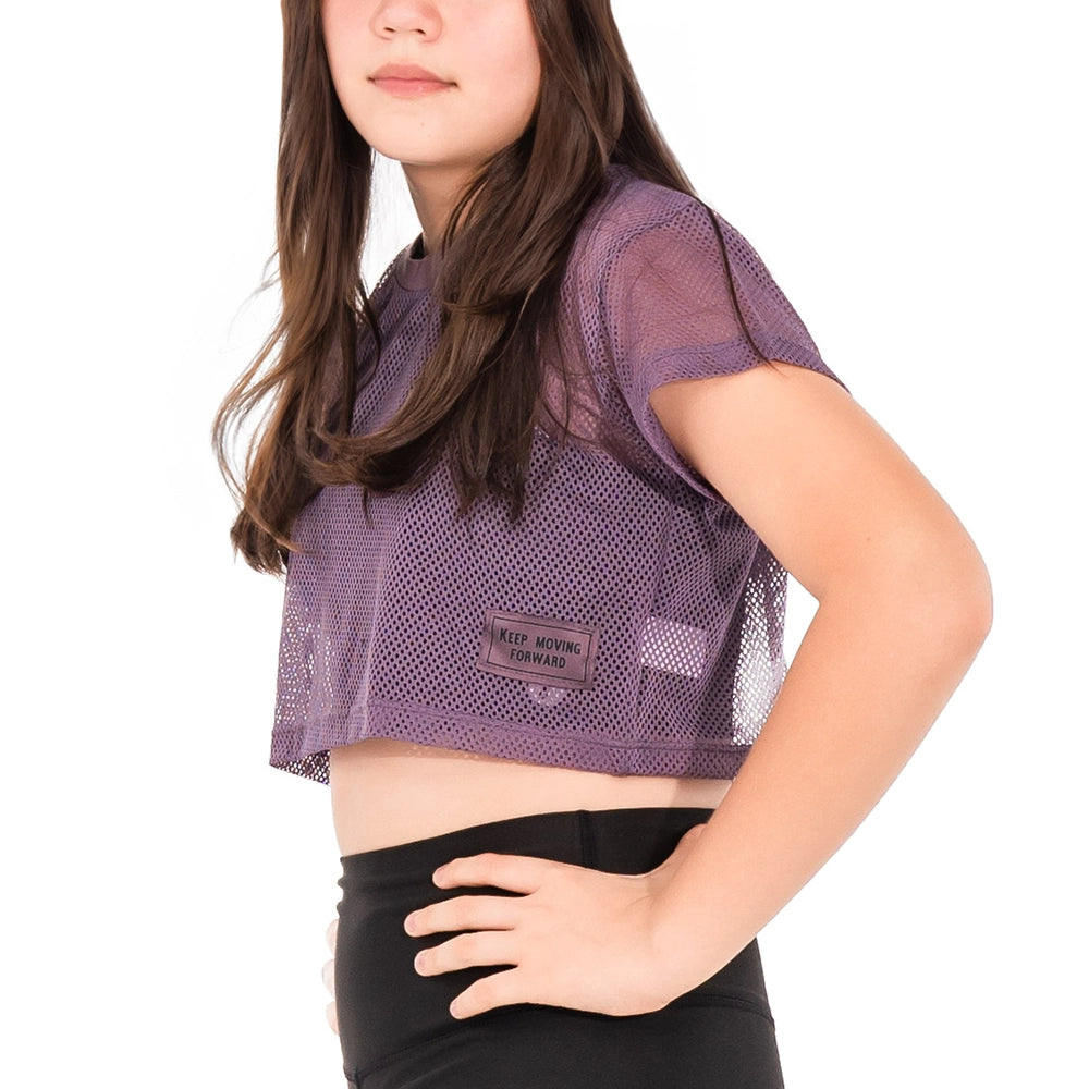 BLUSA TRAP TINY-UVA METALIZADO