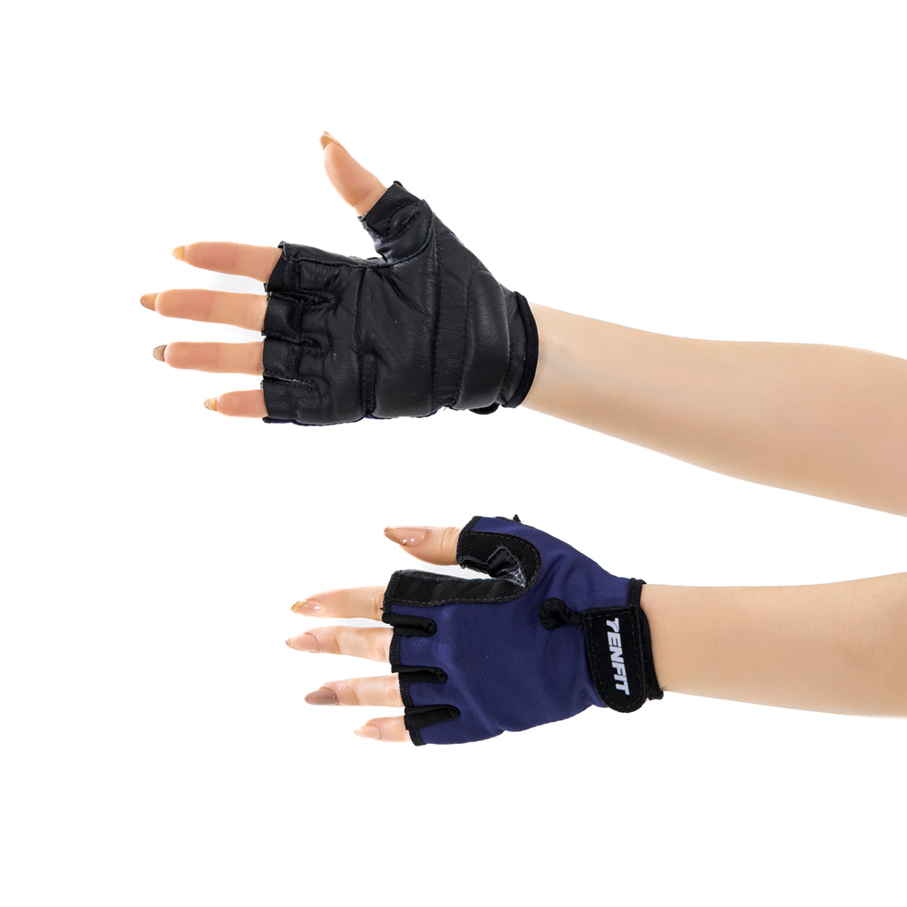 GUANTES FORCE UNICOLOR DAMA-AZUL TURQUI