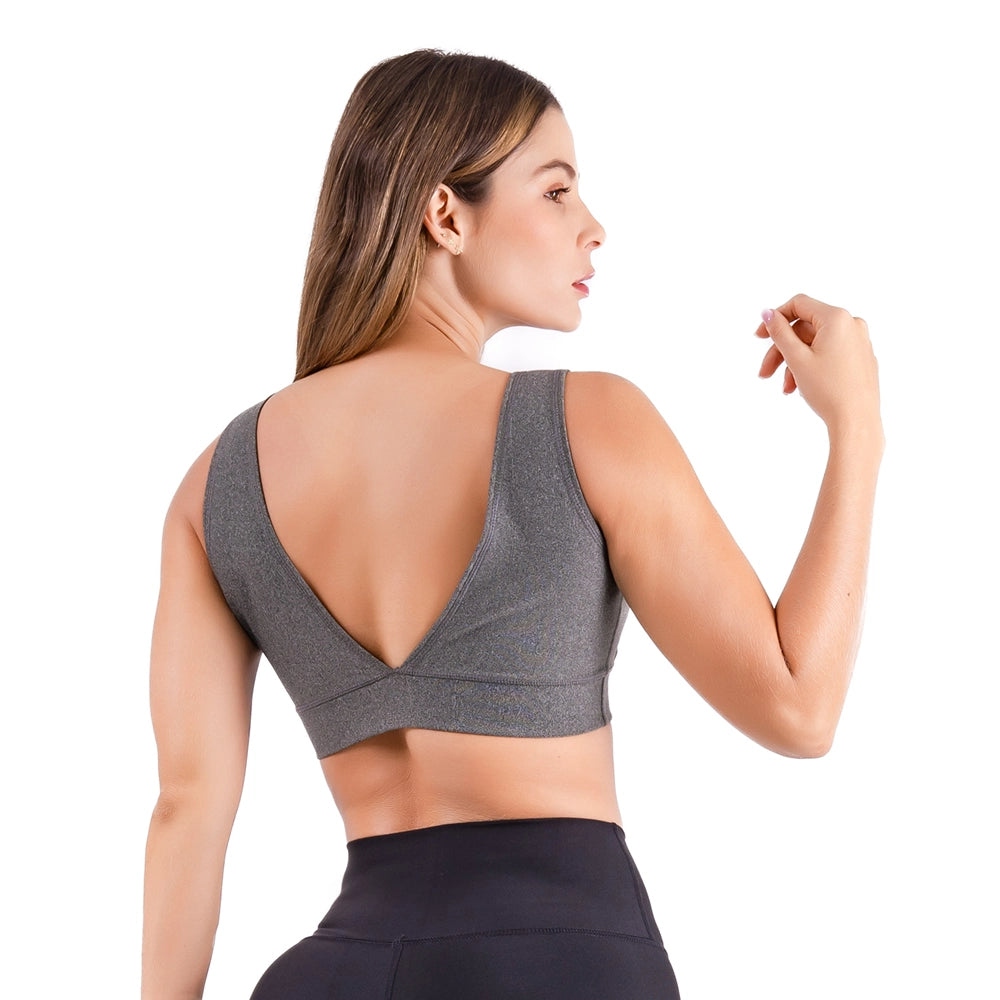 Top Deportivo Hyperflex - Gris Jaspe Oscuro - Gris Jaspe Oscuro