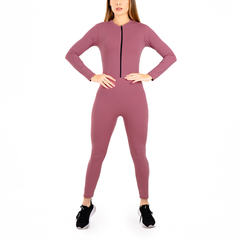 ENTERIZO SHOCK - ROSA CREPE