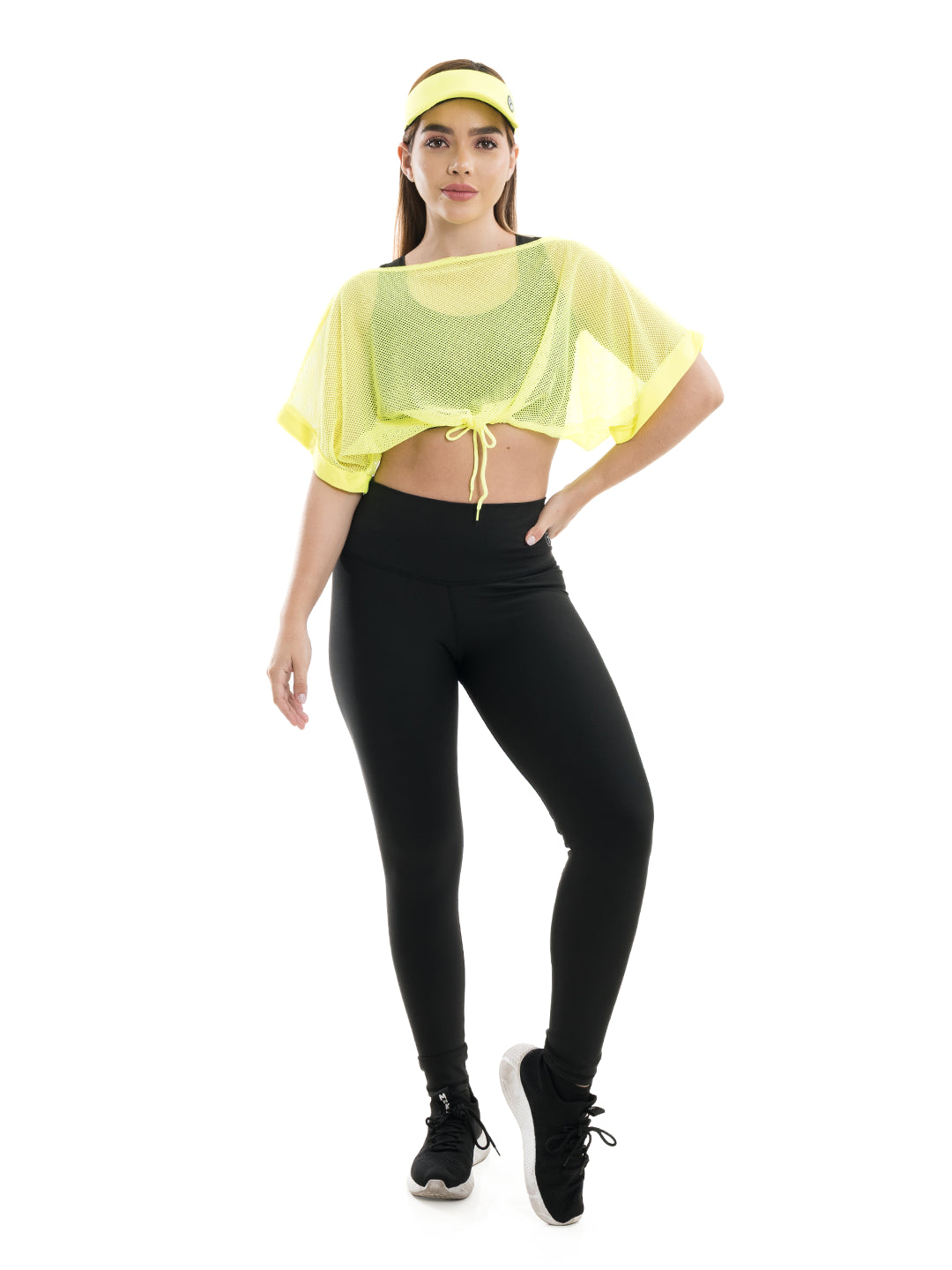 Blusón Deportivo de Mujer Trap Pro - Amarillo Neon